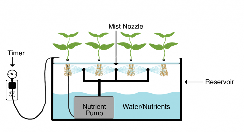 aeroponics aeroponics diagram