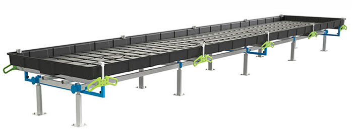 Botanicare Slide Bench The best commercial hydroponics system is the Botanicare Slide bench