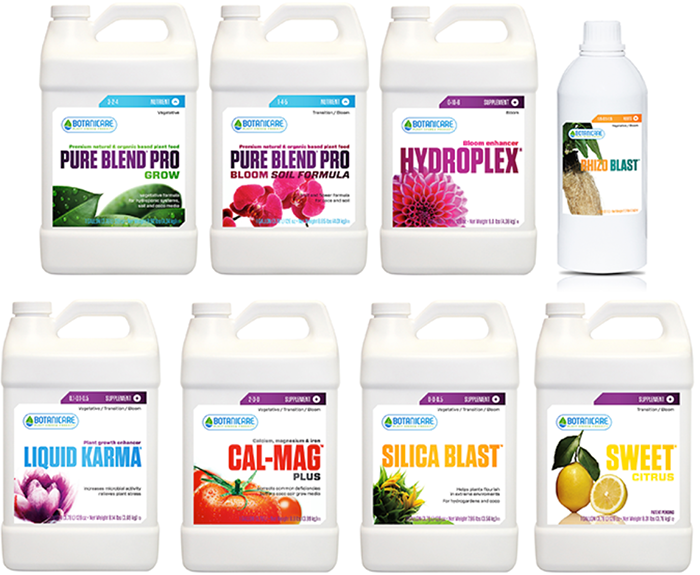 Botanicare Pure Blend Pro Soil Nutrient Package