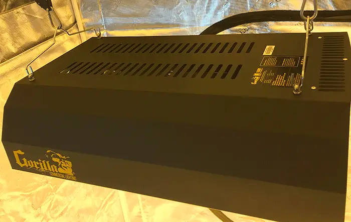 Gorilla DE Grow Light runs cool