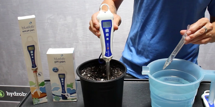 measuring nutrients & ph for growing plants