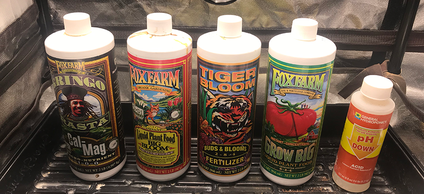 mixing plant nutrients