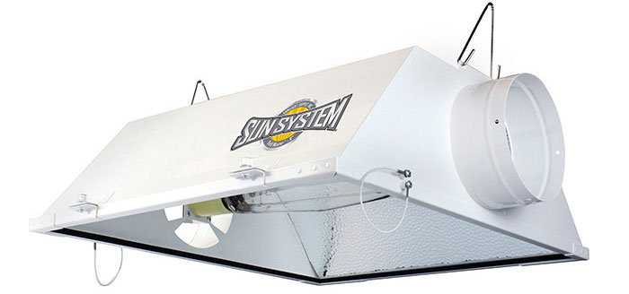 Sun System Yield Master 6" Air-Cooled Grow Light Reflector