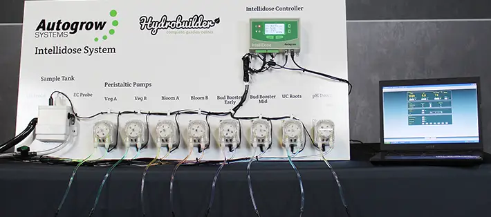 Mixing Plant Nutrients In A Commercial Grow Room