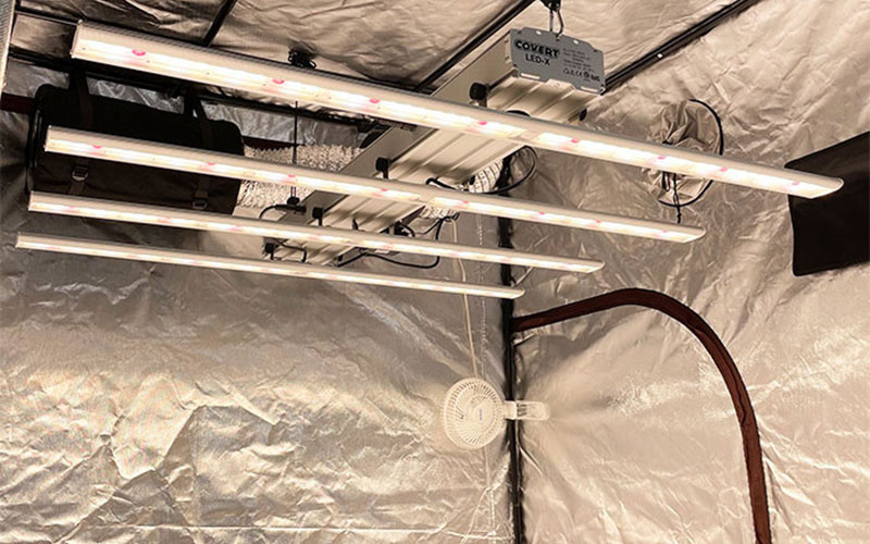 Covert 5' x 5' 500 Watt LED-X Grow Tent Kit Covert LED grow tent packages are the best
