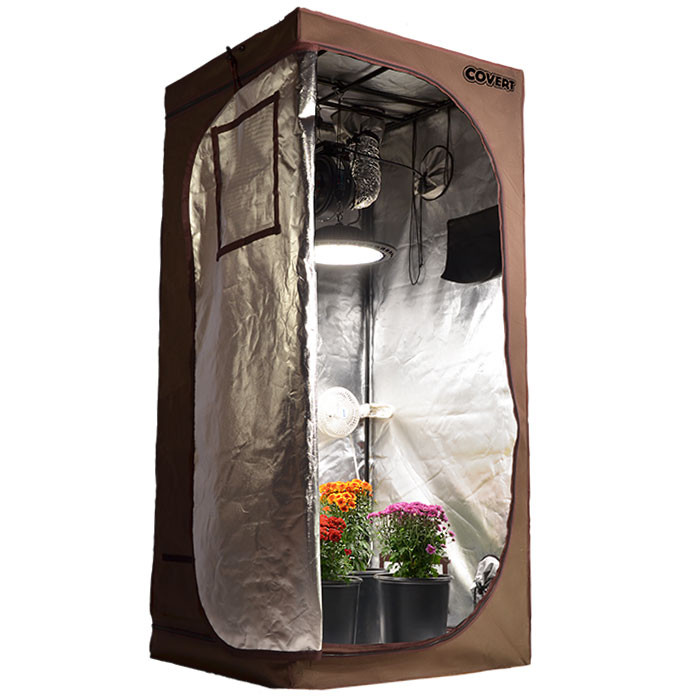Covert 3' x 3' 150 Watt UFO LED Grow Tent Kit best 3' x 3' grow tent kit